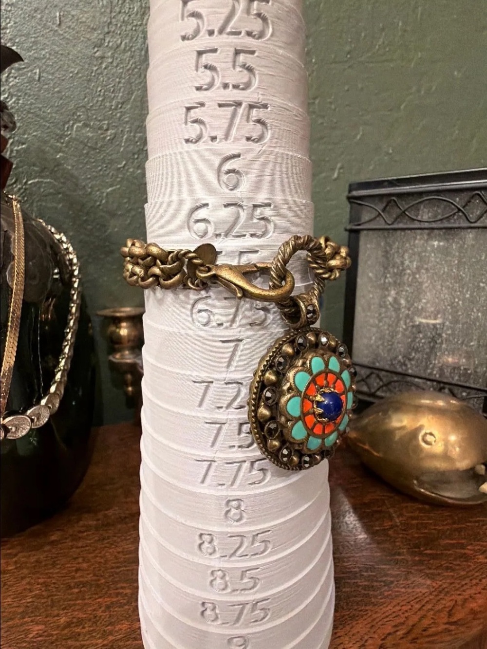 Vintage Sweet Romance Bracelet or Bag Charm